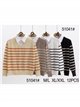 Contrast striped sweater (M/L-XL/XXL)