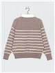 Contrast striped sweater (M/L-XL/XXL)