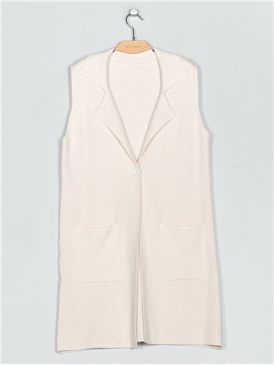 Long knit waistcoat (M/L-XL/XXL)