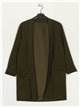 Long blazer verde-militar