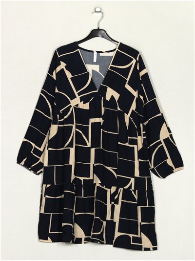 Printed dress marino