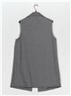 Herringbone waistcoat gris