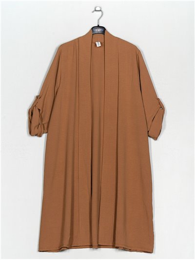 Oversized cardigan camel