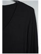 Plus size soft sweater negro