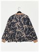 Floral bomber jacket marino