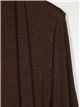 Soft knit cardigan marron