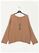 Jersey soft talla grande camel