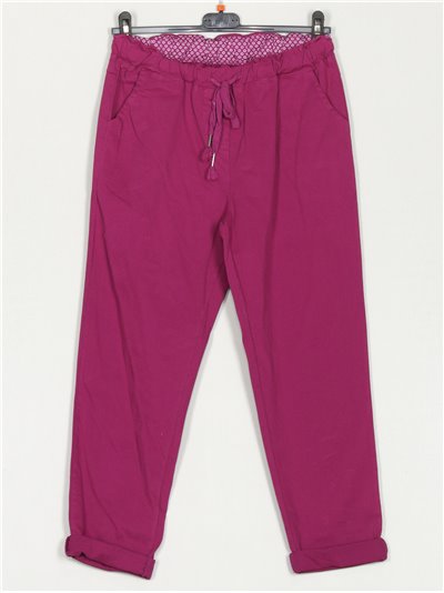 High waist trousers buganvilla