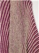 Oversized metallic thread knit cardigan purpura