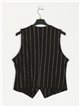 Slogan waistcoat negro