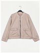 Bomber jacket taupe