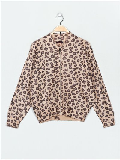 Bomber punto leopardo