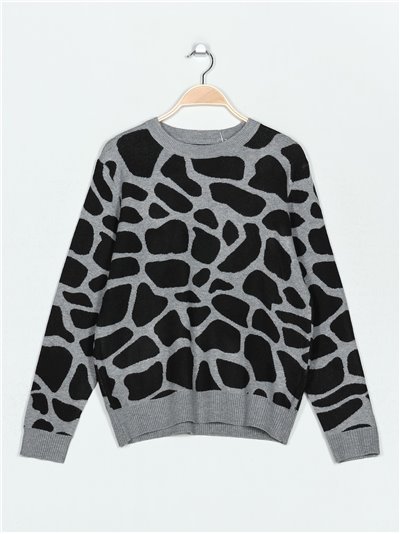 Printed sweater