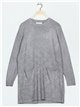 Knit dress with pockets