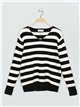 Striped soft sweater