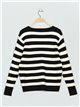 Striped soft sweater