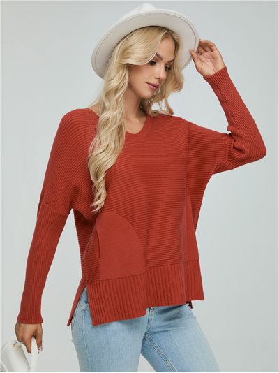 Oversized ribbed sweater (S/M-L/XL)