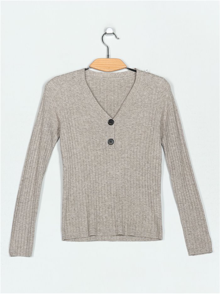 Ribbed sweater (M/L-L/XL)