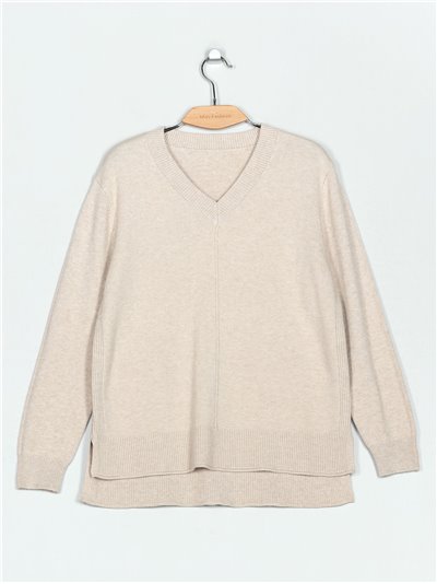 Oversized soft knit sweater (M/L-L/XL)