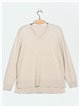 Oversized soft knit sweater (M/L-L/XL)