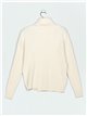 Roll neck ribbed sweater (M/L-L/XL)