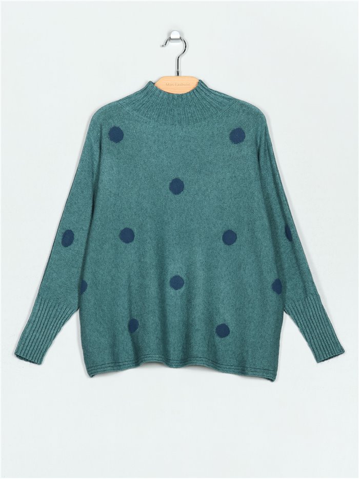 Oversized polka dot sweater (M/L-L/XL)