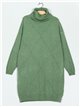 Oversized roll neck knit dress (M/L-L/XL)