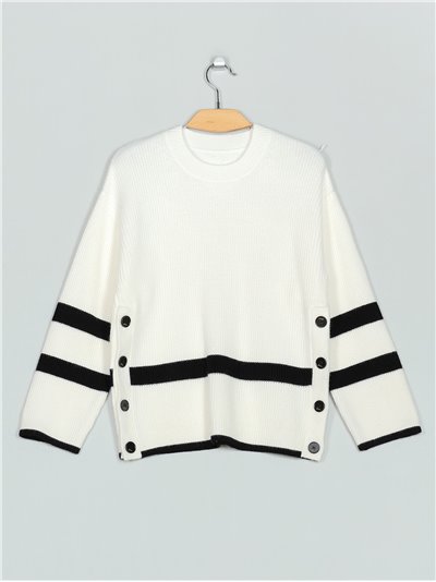 Contrast sweater (M/L-L/XL)