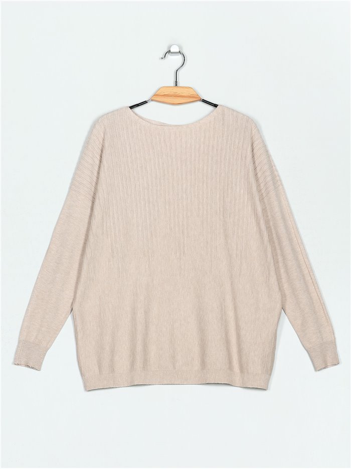 Textured soft sweater (M/L-XL/XXL)