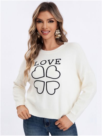 Soft love sweater (S/M-L/XL)