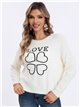 Soft love sweater (S/M-L/XL)