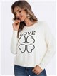 Soft love sweater (S/M-L/XL)