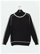 Soft contrast sweater (S/M-L/XL)