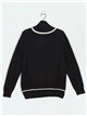 Soft contrast sweater (S/M-L/XL)