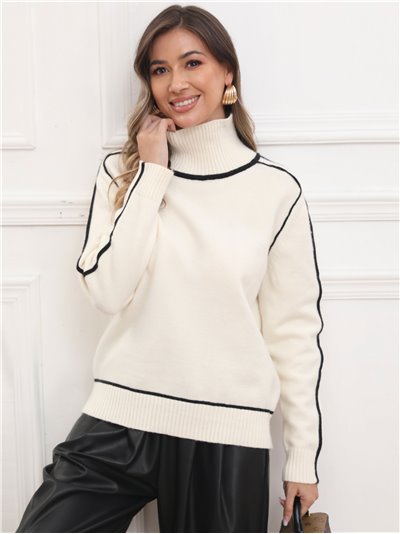 Soft contrast sweater (S/M-L/XL)