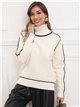 Soft contrast sweater (S/M-L/XL)