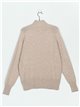 Textured cable-knit sweater (S/M-L/XL)