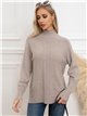 Textured cable-knit sweater (S/M-L/XL)