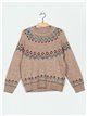 Contrast sweater (S/M-L/XL)