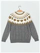 Contrast sweater (S/M-L/XL)