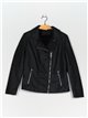 Faux leather biker jacket black (M-XXL)