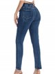 Elastic waist basic jeans azul (S-XXL)