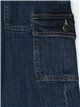 Straight cargo jeans azul (S-XXL)