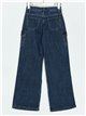 Straight cargo jeans azul (S-XXL)