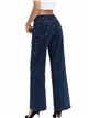 Straight cargo jeans azul (S-XXL)