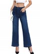 Straight jeans with pockets azul (36-46)