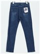 Jeans mom fit talla grande azul (40-52)