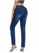 Jeans mom fit talla grande azul (40-52)