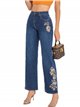 Embroidered straight jeans azul (S-XXL)