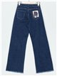 Embroidered straight jeans azul (S-XXL)